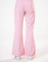 TEXTURED BOOTCUT PANTS